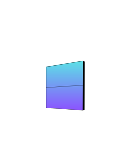 Videowall - combinazione 1x2