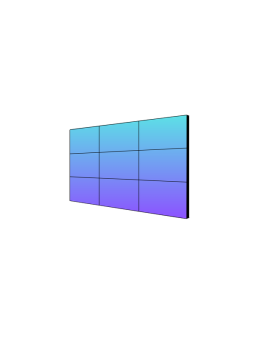 Videowall - combinazione 3x3