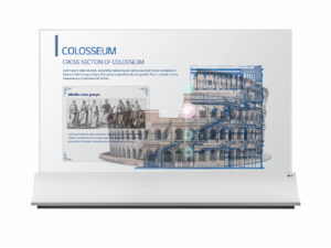 Monitor 55" LG 55EW5PG-S Trasparente