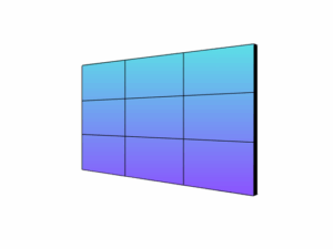 Videowall - combinazione 3x3